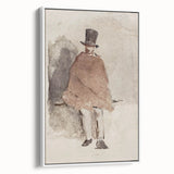 Impressionist Wall Art - The Man in the Tall Hat by Edouard Manet