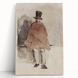 Impressionist Wall Art - The Man in the Tall Hat by Edouard Manet