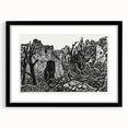 Modern Wall Art - Black and White Depiction of Urban Devastation
