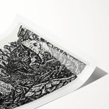 Modern Wall Art - Black and White Depiction of Urban Devastation