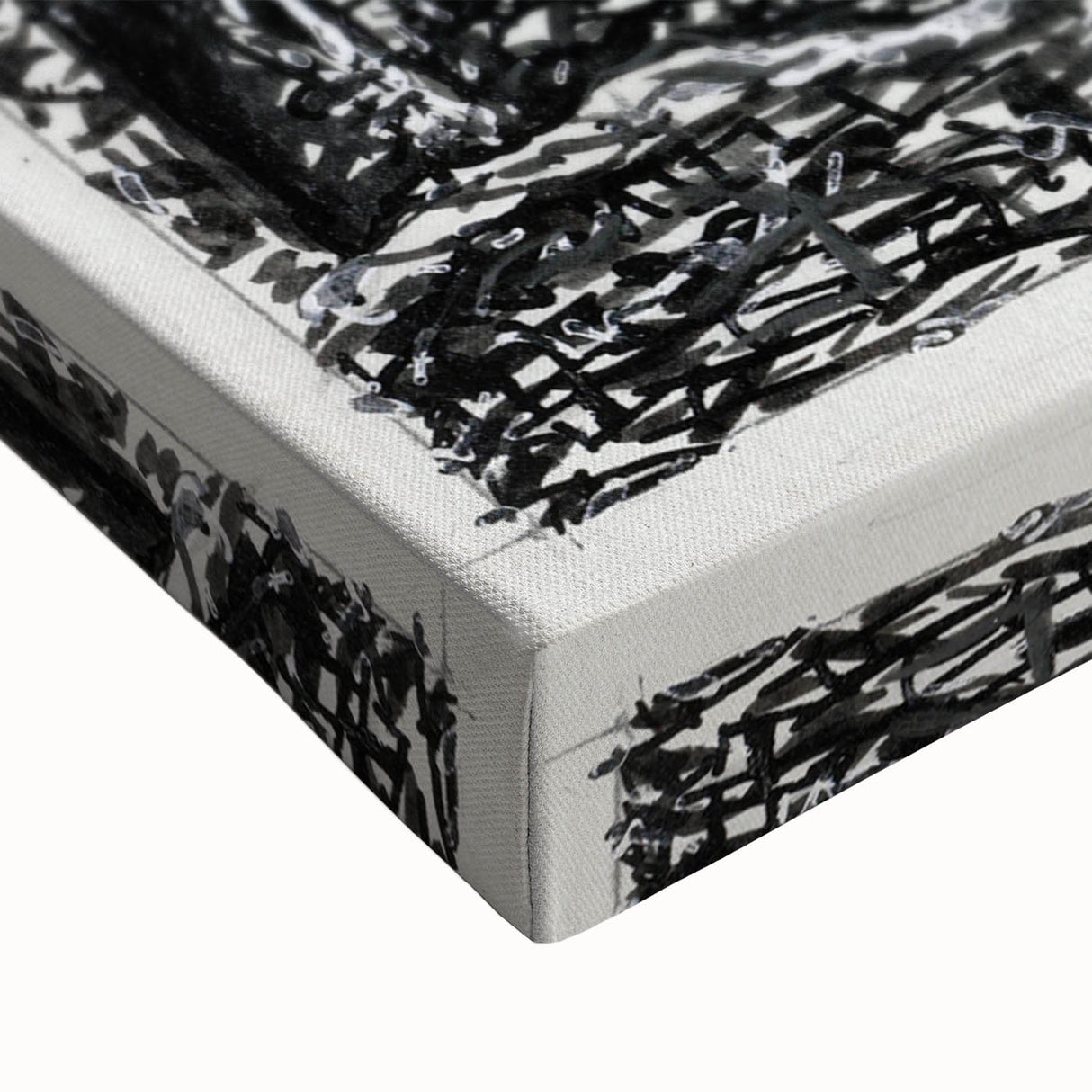 Modern Wall Art - Black and White Depiction of Urban Devastation
