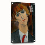 Modern Wall Art - Expressive Abstract Portrait for Contemporary Decor