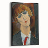 Modern Wall Art - Expressive Abstract Portrait for Contemporary Decor