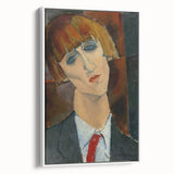 Modern Wall Art - Expressive Abstract Portrait for Contemporary Decor