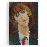 Modern Wall Art - Expressive Abstract Portrait for Contemporary Decor