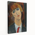 Modern Wall Art - Expressive Abstract Portrait for Contemporary Decor