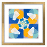 Modern Wall Art - Geometric Abstract Design in Vibrant Circular Layers