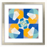 Modern Wall Art - Geometric Abstract Design in Vibrant Circular Layers
