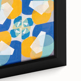 Modern Wall Art - Geometric Abstract Design in Vibrant Circular Layers