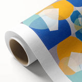 Modern Wall Art - Geometric Abstract Design in Vibrant Circular Layers