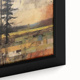 Rustic Landscape Wall Art - Autumn Scene for Farmhouse and Rustic Decor