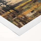 Rustic Landscape Wall Art - Autumn Scene for Farmhouse and Rustic Decor