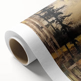 Rustic Landscape Wall Art - Autumn Scene for Farmhouse and Rustic Decor