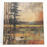 Rustic Landscape Wall Art - Autumn Scene for Farmhouse and Rustic Decor