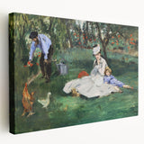 Impressionist Wall Art: The Monet Family in Their Garden by Édouard Manet