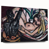 Modern Wall Art - Studio Composition with Female Nude and Sculpture