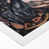 Modern Wall Art - Studio Composition with Female Nude and Sculpture