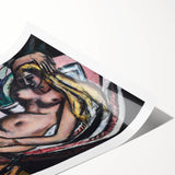 Modern Wall Art - Studio Composition with Female Nude and Sculpture