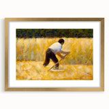 Impressionist Wall Art: The Mower by Georges Seurat