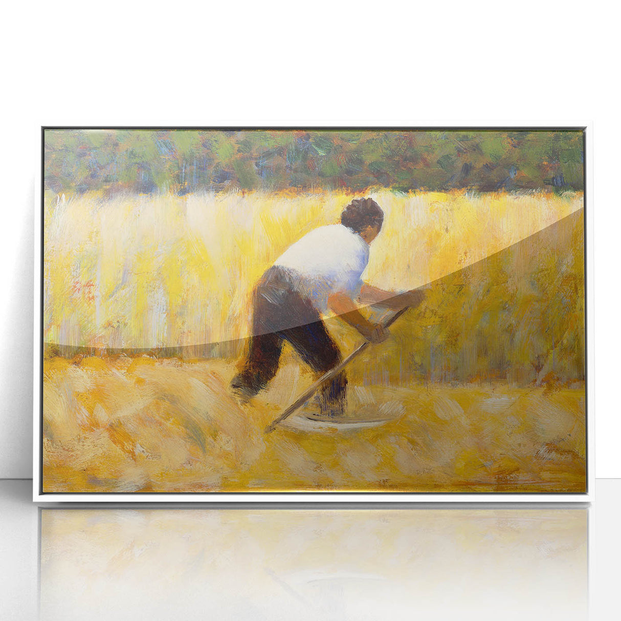 Impressionist Wall Art: The Mower by Georges Seurat