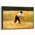 Impressionist Wall Art: The Mower by Georges Seurat