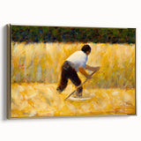 Impressionist Wall Art: The Mower by Georges Seurat