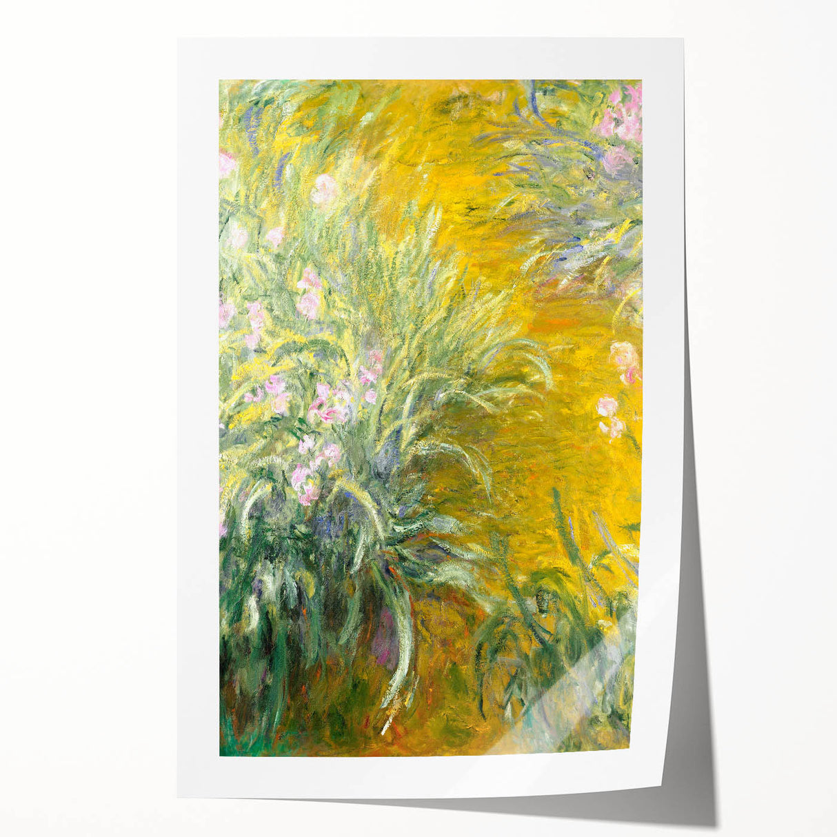 Impressionist Wall Art - The Path through the Irises by Claude Monet