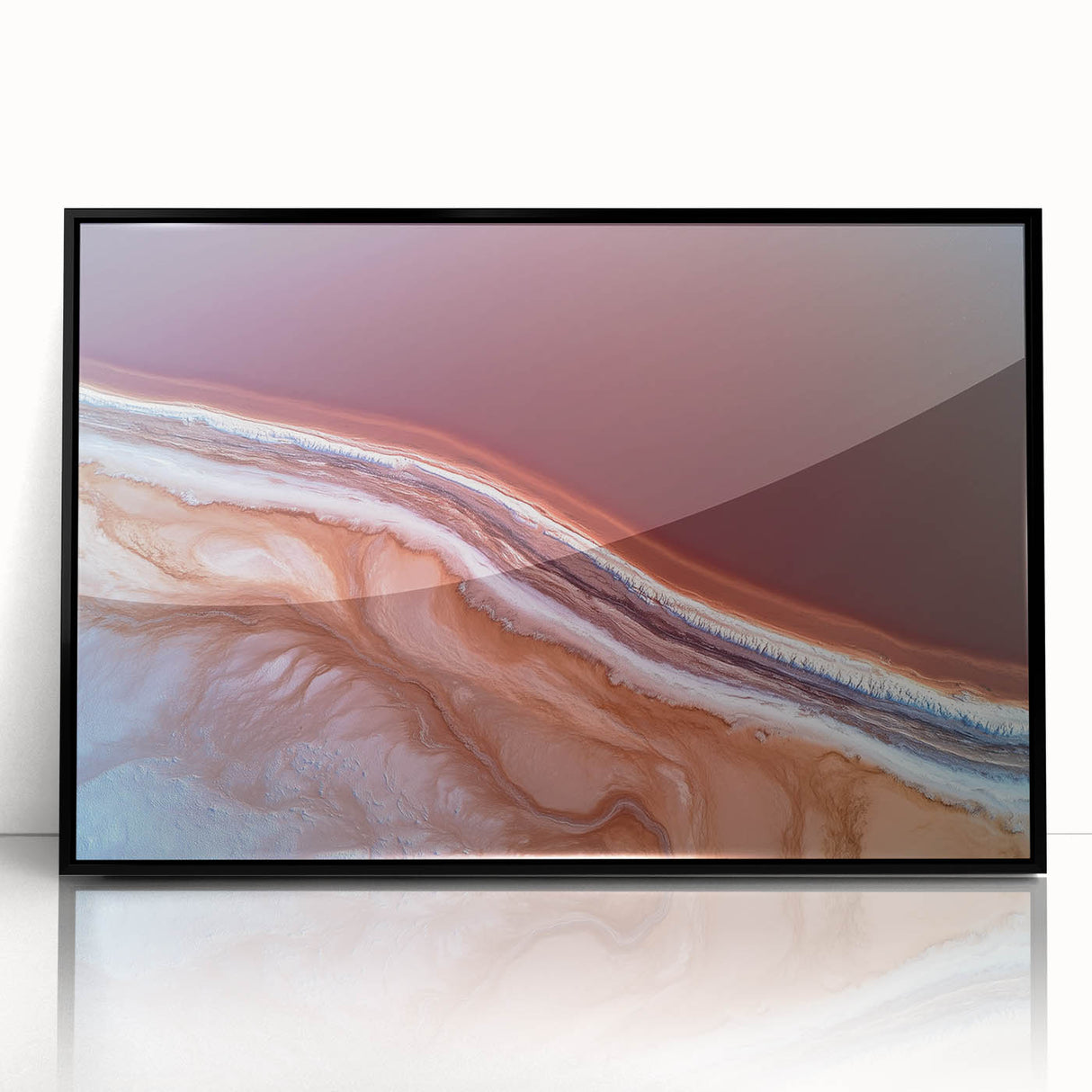 Terra Flowline – Abstract Aerial Landscape with Earthy Motion Design