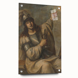 Baroque Art Print - Blindfolded Warrior with Chalice and Candle