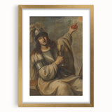 Baroque Art Print - Blindfolded Warrior with Chalice and Candle
