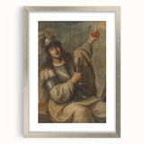 Baroque Art Print - Blindfolded Warrior with Chalice and Candle