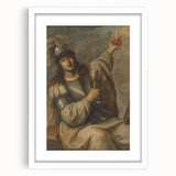 Baroque Art Print - Blindfolded Warrior with Chalice and Candle