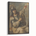 Baroque Art Print - Blindfolded Warrior with Chalice and Candle