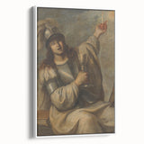 Baroque Art Print - Blindfolded Warrior with Chalice and Candle