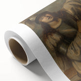 Baroque Art Print - Blindfolded Warrior with Chalice and Candle