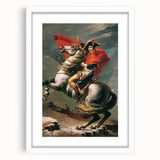 Neoclassical Art Print: Napoleon Crossing the Alps by David - Heroic Portrait