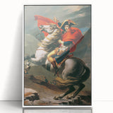 Neoclassical Art Print: Napoleon Crossing the Alps by David - Heroic Portrait