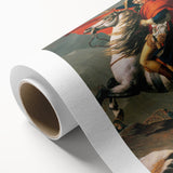 Neoclassical Art Print: Napoleon Crossing the Alps by David - Heroic Portrait