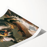 Neoclassical Art Print: Napoleon Crossing the Alps by David - Heroic Portrait