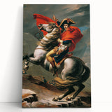 Neoclassical Art Print: Napoleon Crossing the Alps by David - Heroic Portrait