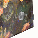 Emotive Expressionist Art - Dødskamp by Edvard Munch Canvas Print