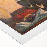 Emotive Expressionist Art - Dødskamp by Edvard Munch Canvas Print