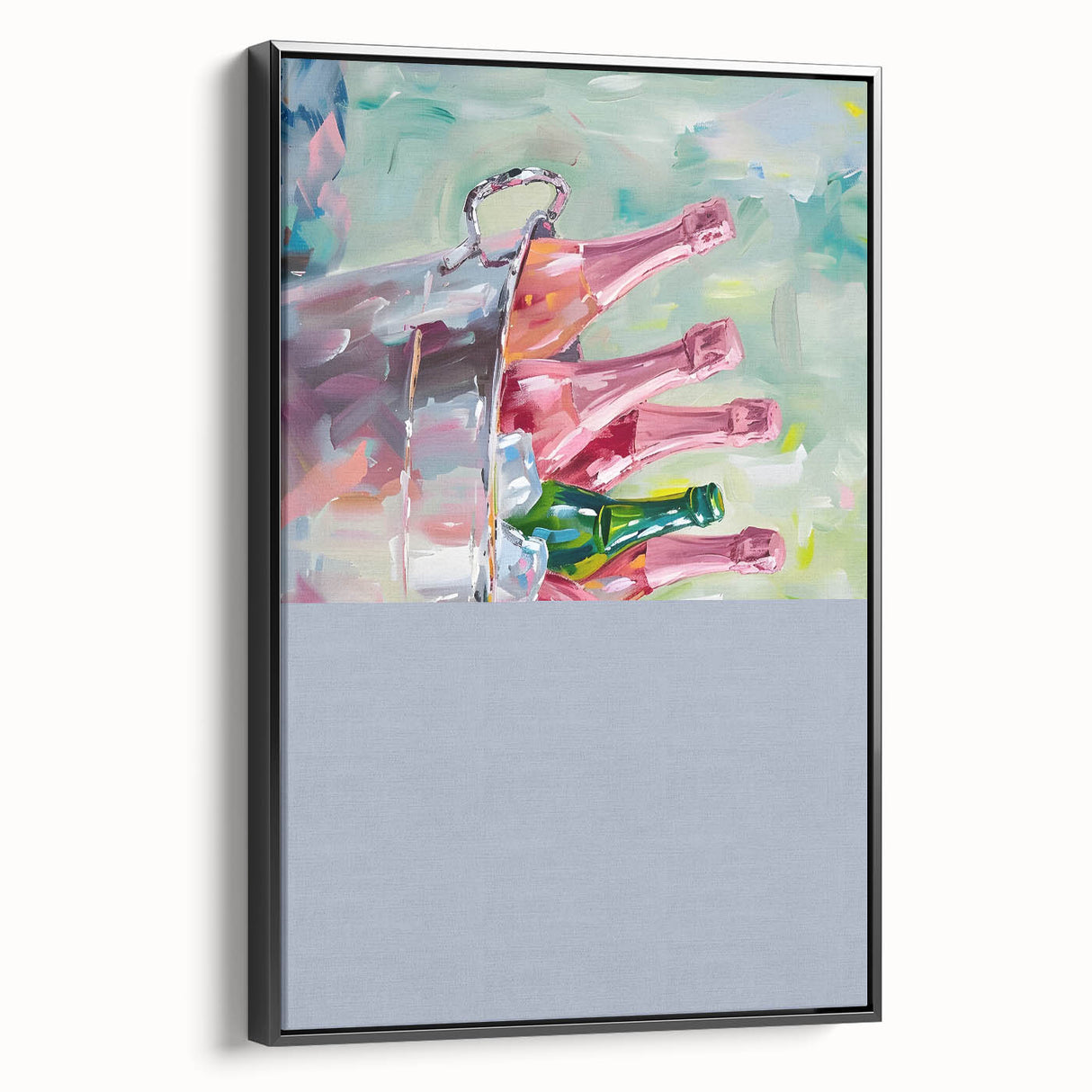 Black and white vintage poster art of a landscape, printed on framed canvas, suitable for bedroom decor.