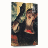 Edgar Degas' Café Singer - Expressive Impressionist Portrait Art Print