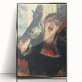 Edgar Degas' Café Singer - Expressive Impressionist Portrait Art Print