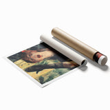 Edgar Degas' Café Singer - Expressive Impressionist Portrait Art Print