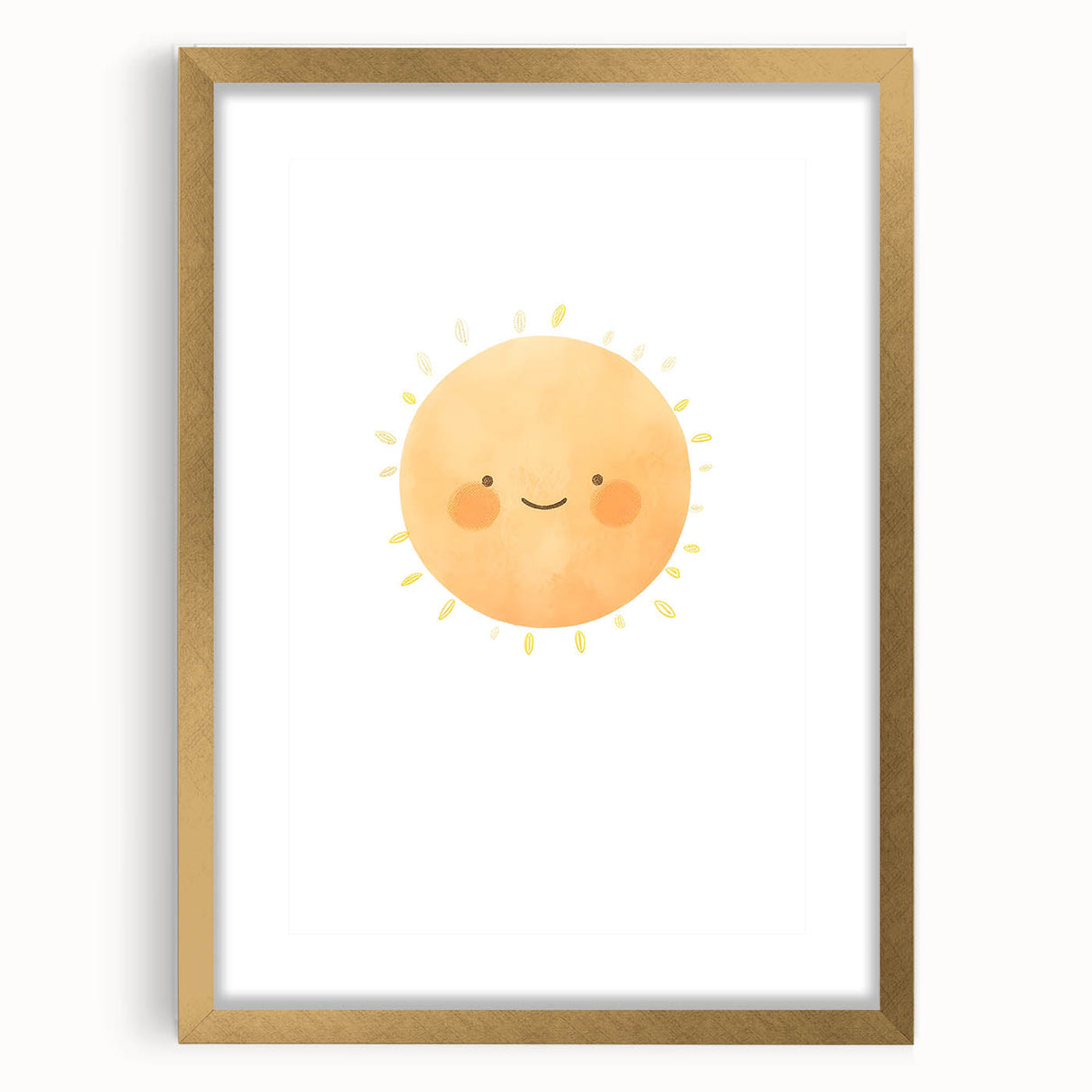 Children's Wall Decor - Happy Sun Kids Room Art Prints