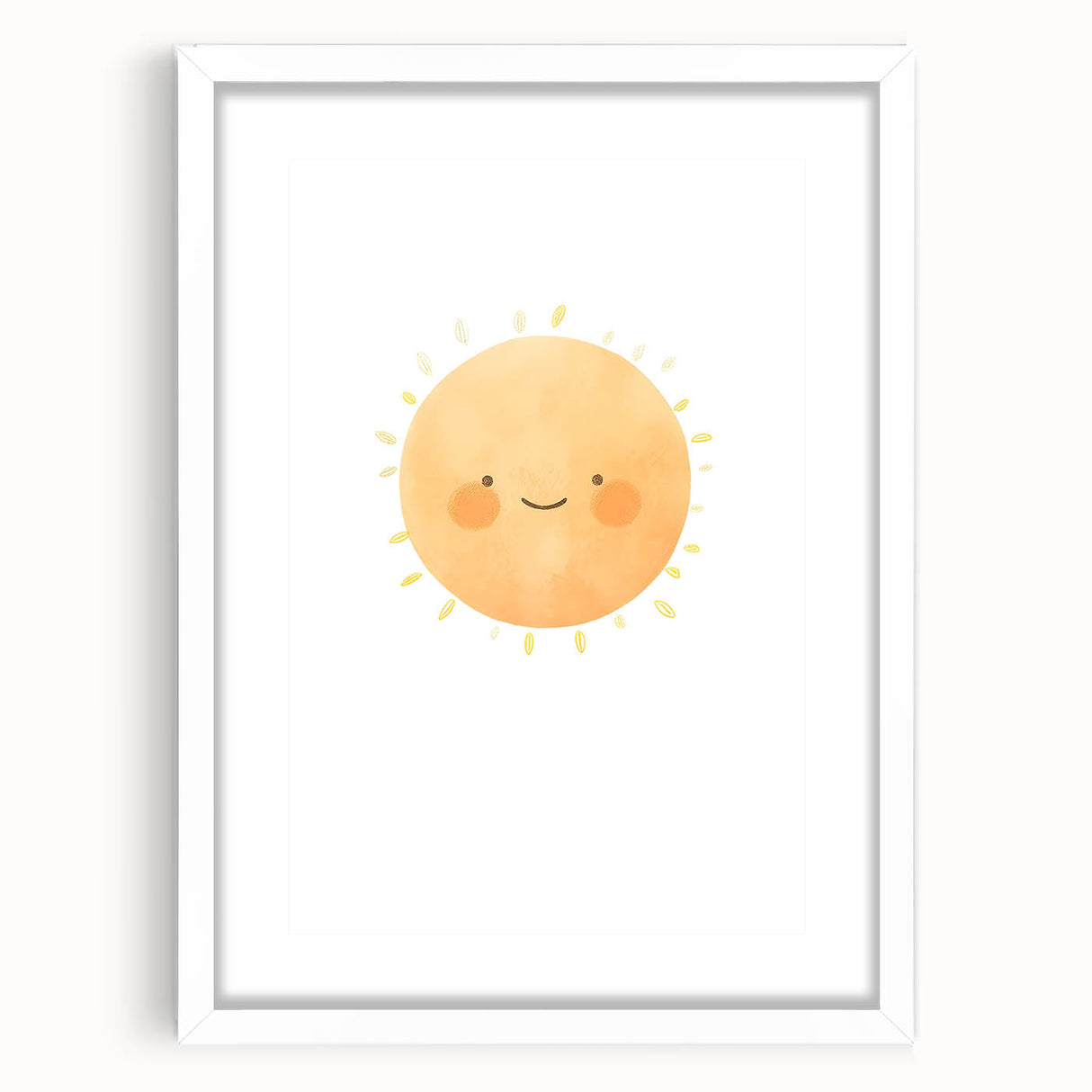 Children's Wall Decor - Happy Sun Kids Room Art Prints