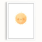Children's Wall Decor - Happy Sun Kids Room Art Prints
