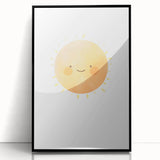 Children's Wall Decor - Happy Sun Kids Room Art Prints